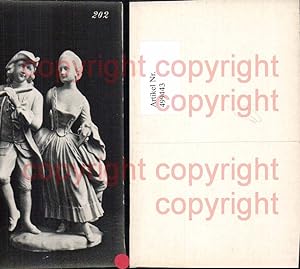 Bild des Verkufers fr 499443,Plastiken Figuren Skulpturen Paar Flte Rokoko zum Verkauf von Versandhandel Lehenbauer