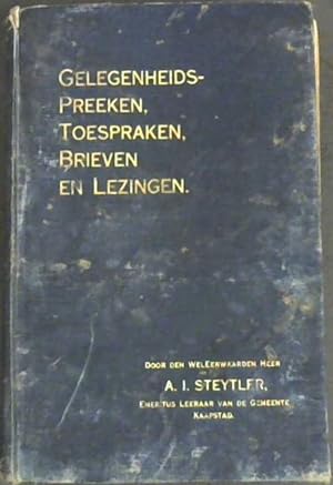 Seller image for Gelegenheidspreeken, Toespraken, Brieven en Lezingen for sale by Chapter 1