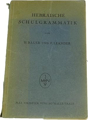 Image du vendeur pour Hebrische Schulgrammatik, mis en vente par Versandantiquariat Hbald