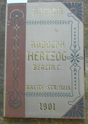Agenda - Rudolph Hertzog, Berlin. Jahrgang 1901.