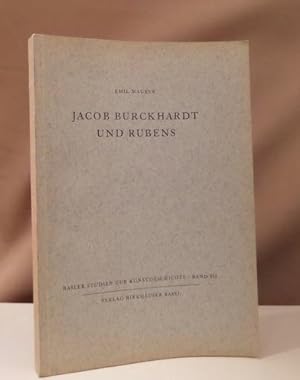 Bild des Verkufers fr Jacob Burckhardt und Rubens. zum Verkauf von Dieter Eckert
