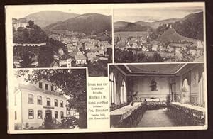 Ansichtskarte AK Gruss aus der Sommerfrische Bilstein i.W. (Hotel zur Post Frz. Steinhoff, Amt Gr...