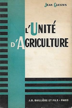 L'Unité D'Agriculture