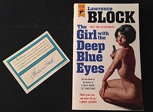The Girl with the Deep Blue Eyes (SIGNED FIRST PAPERBACK EDITION)