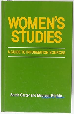 Bild des Verkufers fr Women's Studies A guide to Information Sources zum Verkauf von Librairie du Bassin