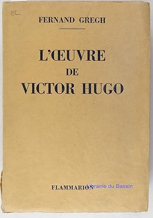 Imagen del vendedor de L'oeuvre de Victor Hugo a la venta por Librairie du Bassin