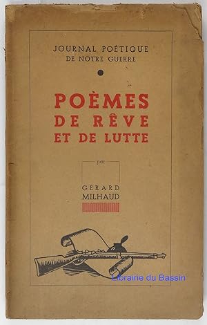 Seller image for Journal potique de notre guerre Pomes de rve et de lutte for sale by Librairie du Bassin