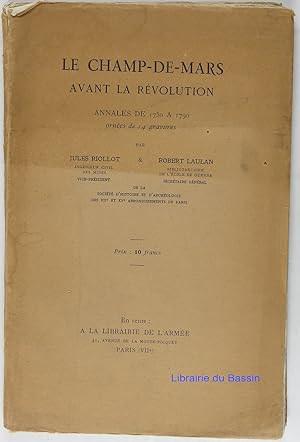 Image du vendeur pour Le Champ-de-Mars avant la Rvolution mis en vente par Librairie du Bassin