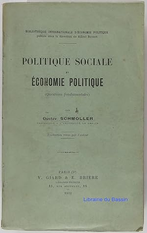 Politique sociale et économie politique (Questions fondamentales)