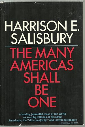 Seller image for The Many Americans Shall Be One for sale by Sabra Books