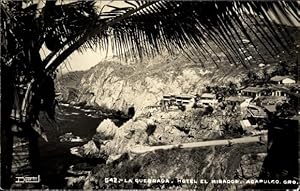 Bild des Verkufers fr Ansichtskarte / Postkarte Acapulco de Jurez Guerrero Mexiko, La Quebrada, Hotel el Mirador zum Verkauf von akpool GmbH