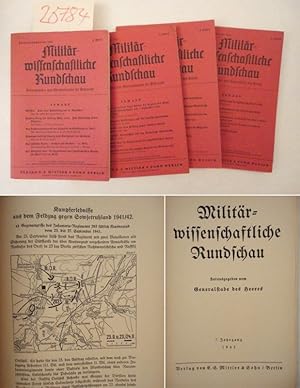 Seller image for Militrwissenschaftliche Rundschau Kriegsjahrgang 1942, 1.- 4. Heft for sale by Galerie fr gegenstndliche Kunst