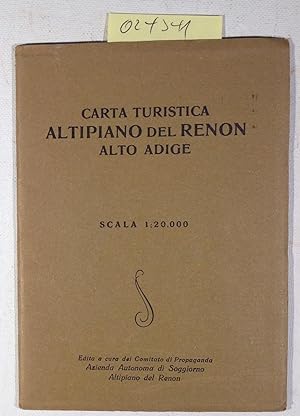 Libro Book CARTA TURISTICA ALTIPIANO DEL RENON ALTO ADIGE Scala 1:20.000 