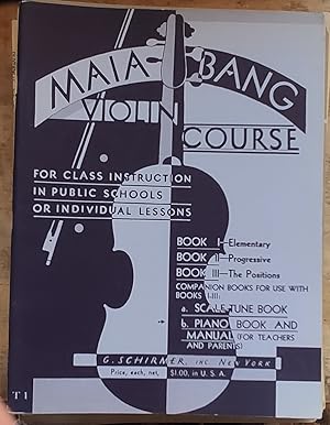 Maia Bang Violin Course for Class Instruction in Public Schools or Individual Lessons Scale-Tune ...