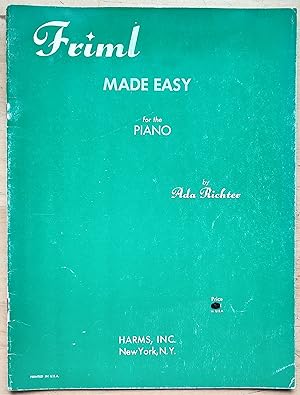 Rudolf Friml Made Easy For The Piano (Indian Love Call; My Sword & I; Totem Tom Tom; Mounties; L'...