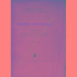 Imagen del vendedor de Diritto concursuale. Lezioni. Fallimento; Concordato preventivo; Amministrazione controllata; Liquidazione coatta amministrativa secondo la legge 16 marzo 1942 a la venta por Libreria Antiquaria Giulio Cesare di Daniele Corradi