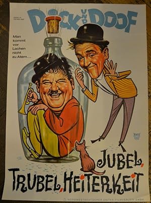 Dick und Doof - Jubel, Trubel, Heiterkeit. Filmplakat.