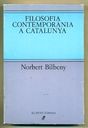 Seller image for FILOSOFIA CONTEMPORANIA A CATALUNYA for sale by Ducable Libros