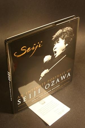 Bild des Verkufers fr Seiji. An intimate portrait of Seiji Ozawa. Photographs by Lincoln Russell, edited by Caroline Smedvig, introduction by John Williams zum Verkauf von Steven Wolfe Books