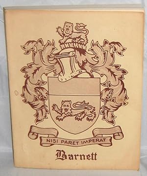 Seller image for The Barnett and Kindred Families for sale by Books About the South