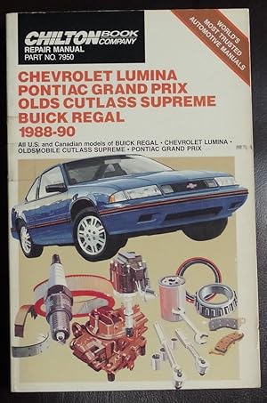 Seller image for Chevrolet Lumina, Pontiac Grand Prix, Oldsmobile Cutlass Supreme, Buick Regal, 1988-90 Repair Manual for sale by GuthrieBooks