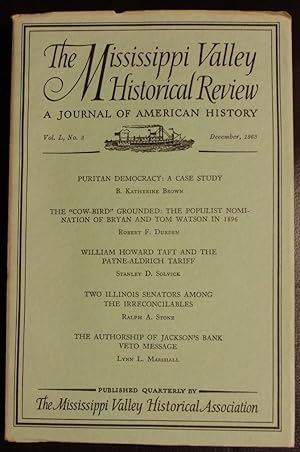 Imagen del vendedor de The Mississippi Valley Historical Review: A Journal of American History, Vol. L, No. 3, December 1963 a la venta por GuthrieBooks