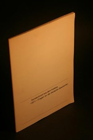 Seller image for Sonderdruck: "Entwicklung, Wandlung und Zerstrung des deutschen Nationalstaates 1871-1945". Reprinted from: '1871 - Fragen an dei deutsche Geschichte' for sale by Steven Wolfe Books
