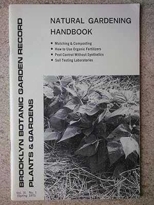 Imagen del vendedor de Natural Gardening Handbook Spring (May) 1975 a la venta por P Peterson Bookseller