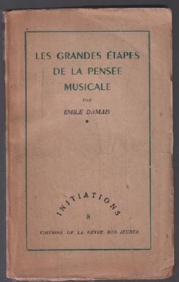 Les grandes etapes de la pensée musicale