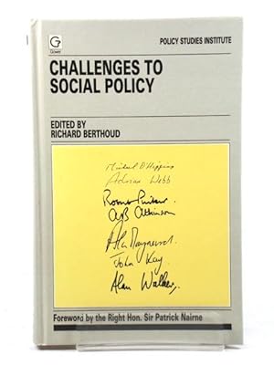 Immagine del venditore per Challenges to Social Policy venduto da PsychoBabel & Skoob Books