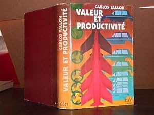 Image du vendeur pour Valeur et productivit mis en vente par Hairion Thibault