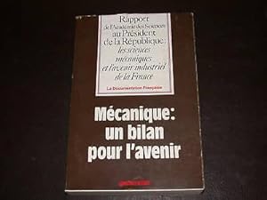 Les sciences mécaniques et l'avenir industriel de la France