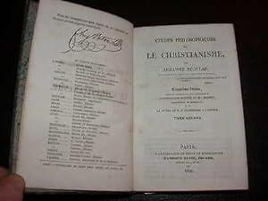 Seller image for Etudes Philosophiques Sur Le Christianisme - Tome Second for sale by Hairion Thibault
