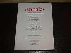 Imagen del vendedor de ANNALES. Histoire Sciences Sociales. 58e Anne. N 3. Mai-Juin 2003 a la venta por Hairion Thibault