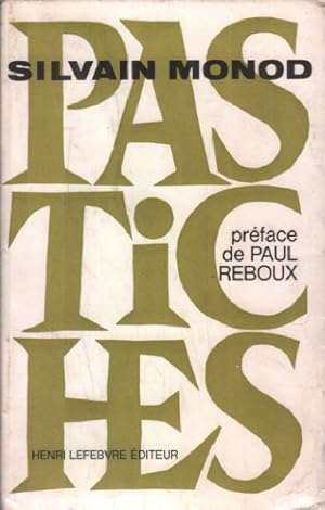 Seller image for Pastiches for sale by librairie philippe arnaiz