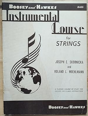 Seller image for Boosey and Hawkes Instrumental Course for Strings: Violin. A Planned Course of Study for Private or Class Instruction. Bass for sale by Shore Books