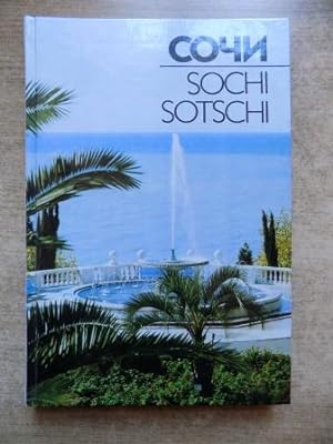 Sotschi - Kurorte in der UdSSR - Text in russisch, englisch und deutsch.