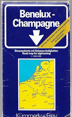 Road map for sighteeing BENELUX - CHAMPAGNE
