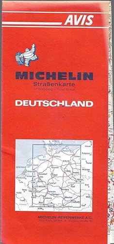 Seller image for Straenkarte DEUTSCHLAND for sale by Neville Wade