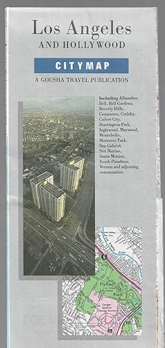 Seller image for LOS ANGELES AND HOLLYWOOD City Map for sale by Neville Wade