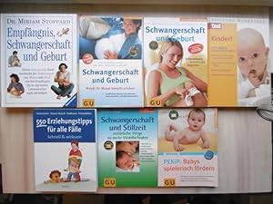 Konvolut von 7 Titeln zu den Themen "Schwangerschaft , Geburt, Stillen, Baby, Kinder". [vgl. unten]