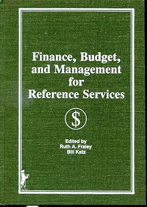 Seller image for Finance, Budget, and Management for Reference Services for sale by Librairie Le Nord