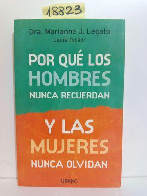 Seller image for POR QU LOS HOMBRES NUNCA RECUERDAN Y LAS MUJERES NUNCA OLVIDAN for sale by Librera Circus