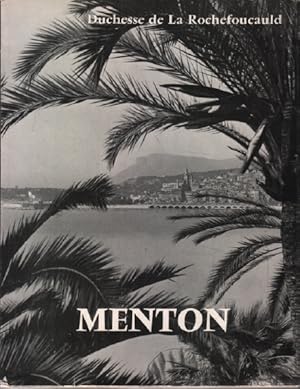 Image du vendeur pour Menton mis en vente par librairie philippe arnaiz