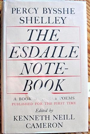 Imagen del vendedor de The Esdaile Notebook. A Volume of Early Poems a la venta por Ken Jackson