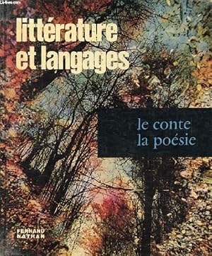 Seller image for LITTERATURE ET LANGAGES, LES GENRES ET LES THEMES, 2, LE CONTE, LA POESIE, TEXTES ET TRAVAUX for sale by Le-Livre