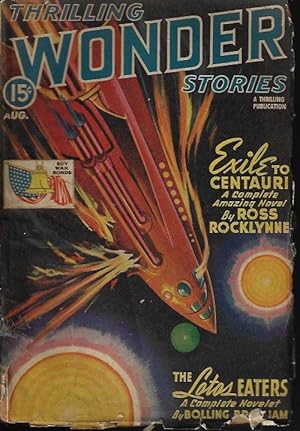 Image du vendeur pour THRILLING WONDER Stories: August, Aug. 1943 mis en vente par Books from the Crypt