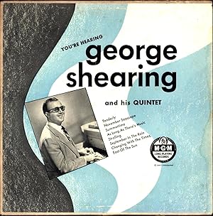 Imagen del vendedor de You're Hearing George Shearing and his Quintet (VINYL JAZZ LP) a la venta por Cat's Curiosities