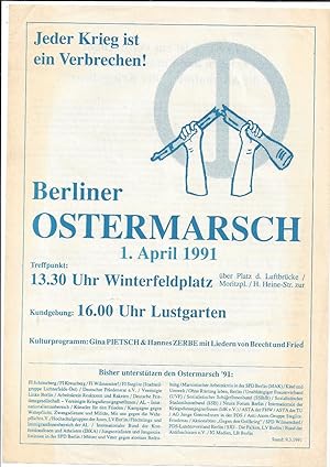 Berliner Ostermarsch 1.April 1991