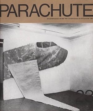 PARACHUTE. Art contemporain. Numéro 23. Été 1981